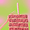 Шоколадный батончик без глютена FIZI Birthday Cake 45 г х 10 шт Веган (4820262540313)