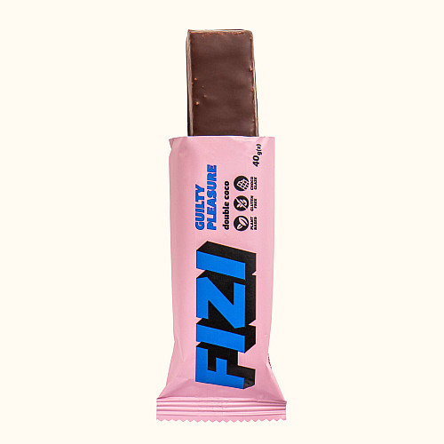 Шоколадный батончик без глютена FIZI Double coco 40 г х 10 шт Веган (4820262540092)