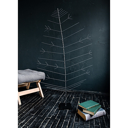 Металлическая елка Adore Décor 120х70 см 1001.1 Черный