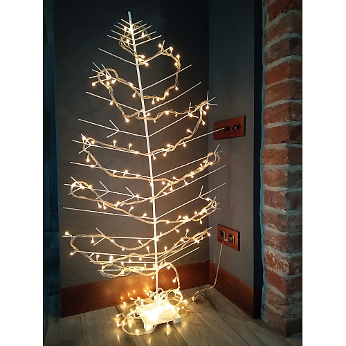 Металлическая елка Adore Décor 120х70 см 1001.5 Белый