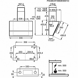 Вытяжка кухонная ELECTROLUX LFV616W