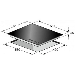 Варочная поверхность Kaiser KCG6335RotEmTurbo