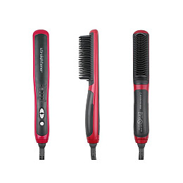 Расческа для выпрямления волос Fast Hair Brush straightener HQT-908A Красная