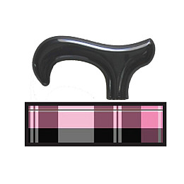 Трость MQ Perfect MQ525 Tartan Rosa - Derby Nero (4093)