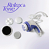 Универсальный массажер Relax and Tone Белый/фиолетовый (np2_0927)