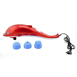 Ручной вибромассажер Дельфин Красный (np2_1159)