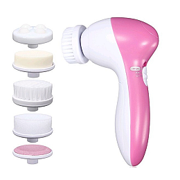 Массажер для лица Beauty Care Massager AE-8782 5 in 1 Белый/розовый (np2_0929)