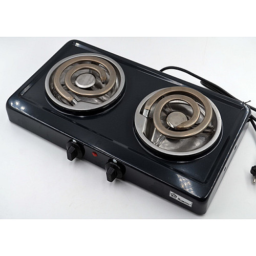 Спиральная электроплита Domotec MS5532 Черный (200116)