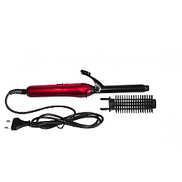 Плойка Gemei GM-2906 с насадкой щетки Красный (200405)