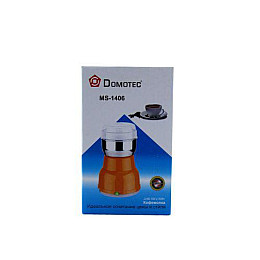Кофемолка Domotec MS-1406 150W Желтый (007052)