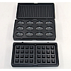 Сендвичница Domotec MS 7704 вафельница 4 в 1 Черный (008090)