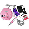 Фрезер для маникюра и педикюра Beauty Nail DM-202 30 Вт Розовый