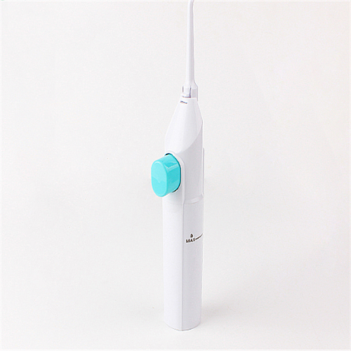Портативный механический ирригатор SUNROZ Power Floss для дополнительной очистки зубов Белый (SUN1504)