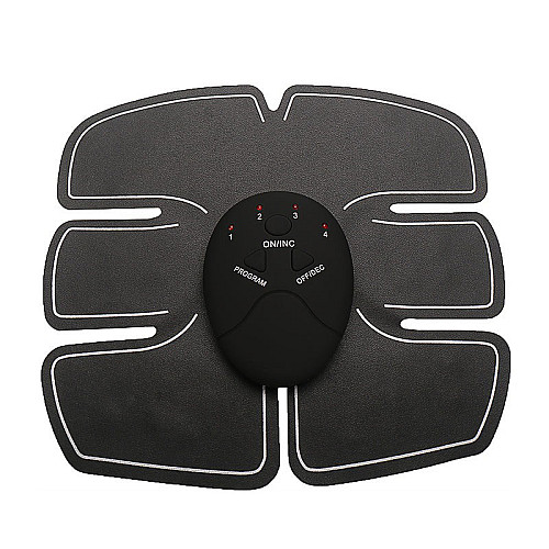 Миостимулятор SUNROZ Beauty Body 6 Pack EMS для мышц живота EMS Trainer Черный (SUN0445)
