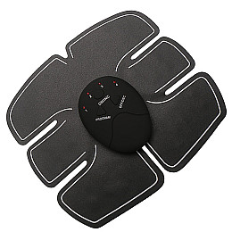 Миостимулятор SUNROZ Beauty Body 6 Pack EMS для мышц живота EMS Trainer Черный (SUN0445)