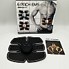 Миостимулятор SUNROZ Beauty Body 6 Pack EMS для мышц живота EMS Trainer Черный (SUN0445)
