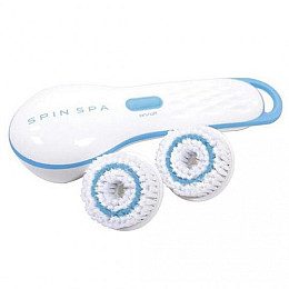 Багатофункціональна електрична щітка SUNROZ Spin Spa для тіла та обличчя Білий (SUN5440)