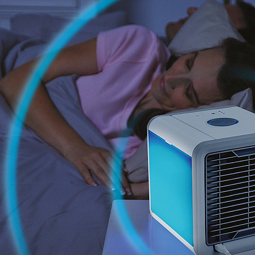 Портативный охладитель воздуха Air Arctic мини кондиционер 4 в 1 LED Белый (SUN1218)