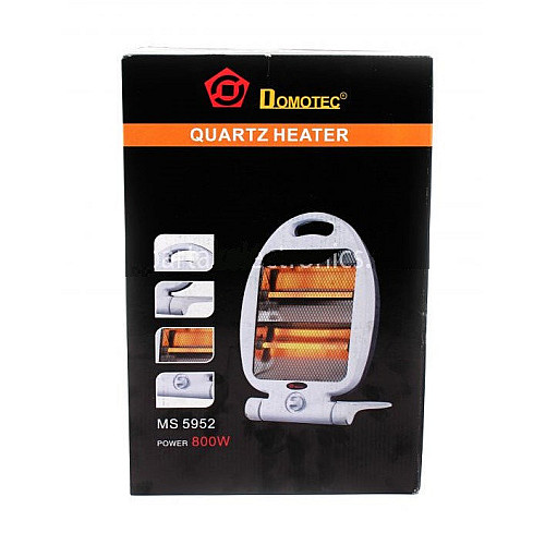 Настольный инфракрасный обогреватель Domotec MS-5952 800W Белый (210082)