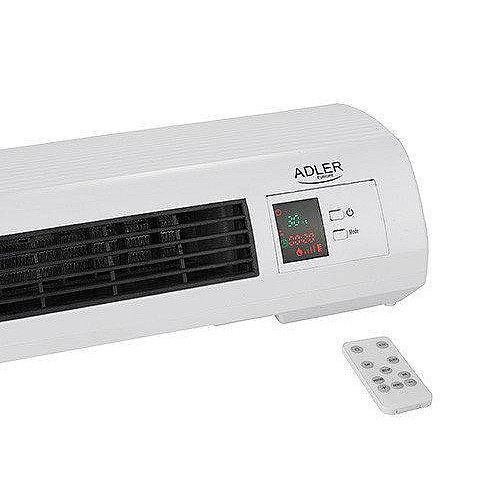 Тепловентилятор с пультом Adler AD 7714 535 x 218 x 130 мм Белый