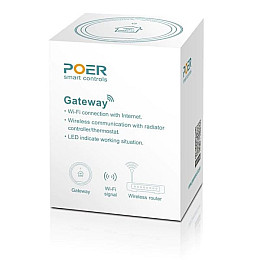Wifi термостат для котла газового или электрического Poer PTC10-WIFI с управлением через интернет (100148)