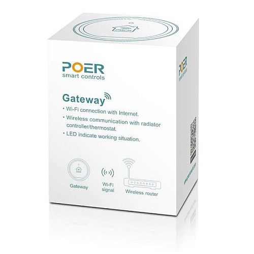 Wifi термостат для котла газового или электрического Poer PTC10-WIFI с управлением через интернет (100148)