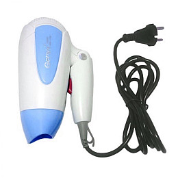 Фен дорожный для укладки волос Gemei GM -1756 Белый (300004)