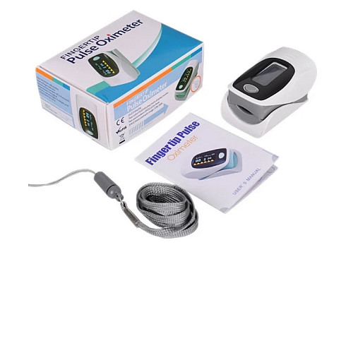 Пульсоксиметр на палец для изменения пульса и сатурации крови Pulse Oximeter C101A3 (MAS40388)