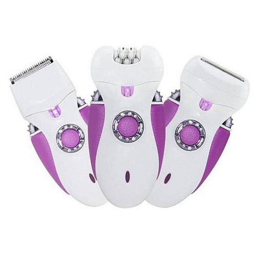 Эпилятор с бритвенной насадкой Nikai 7698 3в1 Violet (np2_4457)