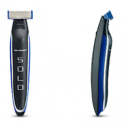 Мужская Электробритва с триммером MicroTouch Solo Black-Blue  (3sm_912884390)