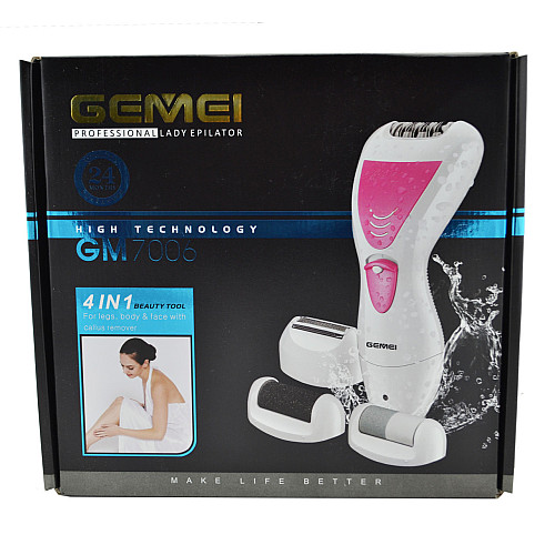 Эпилятор Gemei GM-7006 4в1 Blue (np2_5786)