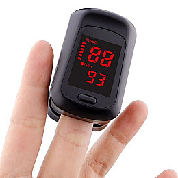 Пульсоксиметр на палец медицинский Yukui C3 Черный (100596)