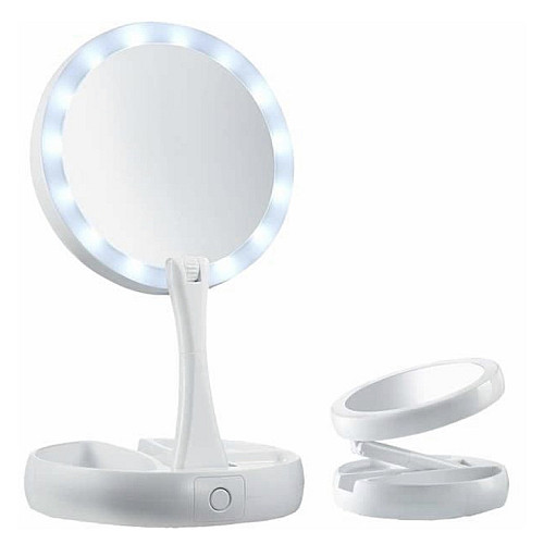 Зеркало MY FOLD JIN GE JG-998 с LED подсветкой для макияжа (300623)