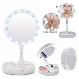Зеркало MY FOLD JIN GE JG-998 с LED подсветкой для макияжа (300623)