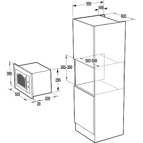 Микроволновая печь Gorenje BM 235 CLB (6344285)