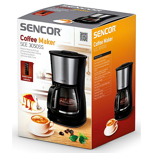 Кофеварка капельная Sencor SCE 3050SS (6578993)