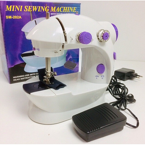 Машинка швейная MINI SEWING MACHINE SM-202A Белая