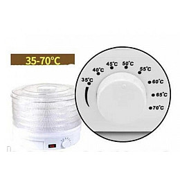 Сушилка электрическая для фруктов и овощей Royals Berg Белая (300845)