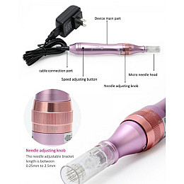 Беспроводной Дермапен (Дермаштамп) Электрический Мезороллер Для Лица Dr.Pen M7 (185)