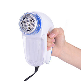 Машинка для удаления катышков Lint Remover 5880 от сети 220В Бело-голубой (hub_MZOY36934)