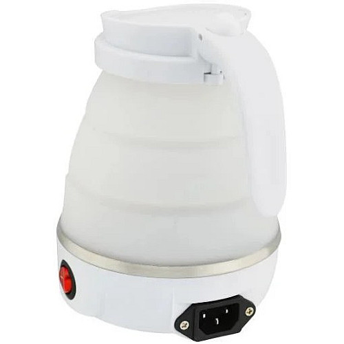 Электрочайник складной силиконовый дорожный Silicon Kettle 7107, белый