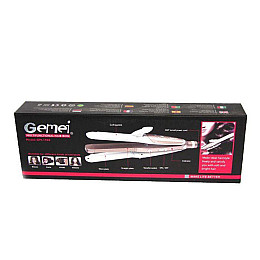 Плойка-утюжок Gemei GM-1960 3in1 Белый с розовым