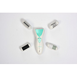 Эпилятор Gemei GM 7006 4 в 1 Белый с бирюзовым