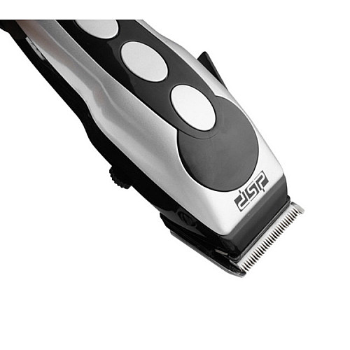 Машинка для стрижки волос DSP E-90012 220V Черная с серебристым (301132)
