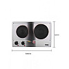 Настольная плита электрическая на 2 конфорки DSP KD-4047 1500W Steel (112662)