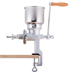 Мельница для зерна ручная Kamille 28 х 9 х 41 см Хром