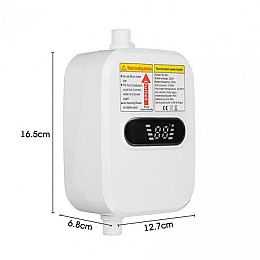 Термостатический проточный водонагреватель Delimano1 с экраном и душем + Ключ Universal Tiger Wrench 48 в 1