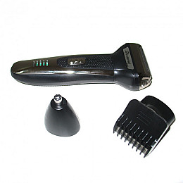 Электробритва-триммер 3 в 1 Gemei GM 598 Черная