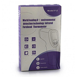 Термометр инфракрасный бесконтактный MHZ F2 7380, фиолетовый