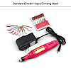 Портативный фрезер-ручка для маникюра ZS 100 20000 об/мин. pink мини фрезер Nail Dryer DM-100